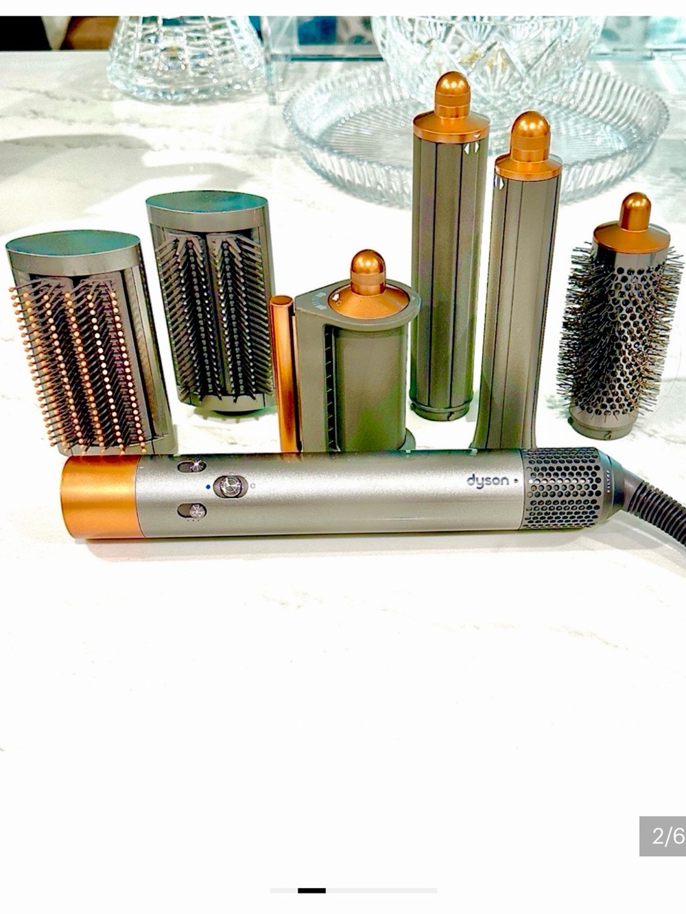 Dyson Hair Styler in Silver and Copper - Picture 2 of 6